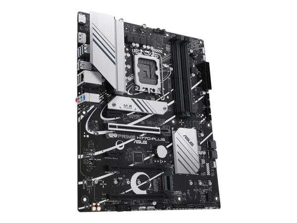ASUS PRIME H770-PLUS - Hovedkort - ATX - LGA1700-sokkel - H770 Chipset - USB-C Gen2, USB 3.2 Gen 1, USB 3.2 Gen 2 - Gigabit LAN - innbygd grafikk (CP