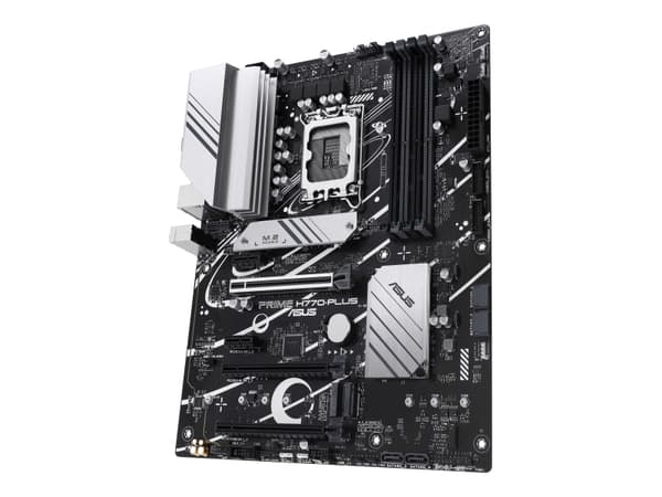 ASUS PRIME H770-PLUS - Hovedkort - ATX - LGA1700-sokkel - H770 Chipset - USB-C Gen2, USB 3.2 Gen 1, USB 3.2 Gen 2 - Gigabit LAN - innbygd grafikk (CP