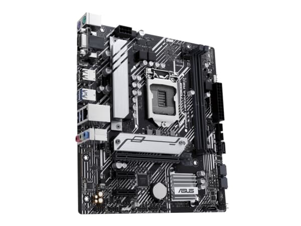 ASUS PRIME H510M-A R2.0 - Hovedkort - micro ATX - LGA1200-sokkel - H470 Chipset - USB 3.2 Gen 1 - Gigabit LAN - innbygd grafikk (CPU kreves) - HD-lyd