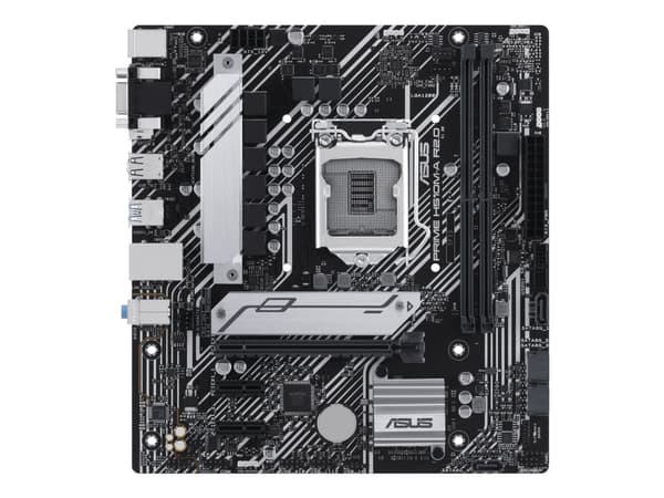 ASUS PRIME H510M-A R2.0 - Hovedkort - micro ATX - LGA1200-sokkel - H470 Chipset - USB 3.2 Gen 1 - Gigabit LAN - innbygd grafikk (CPU kreves) - HD-lyd