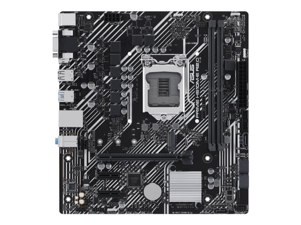 ASUS PRIME H510M-E R2.0 - Moderkort - micro ATX - LGA1200-uttag - H470 Chipuppsättning - USB 3.2 Gen 1 - Gigabit LAN - inbyggda grafiken (CPU krävs)