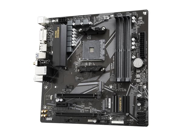 GIGABYTE B550M DS3H AC, AMD, Uttag AM4, AMD Ryzen 3000 Series, AMD Ryzen 4000 Series, AMD Ryzen 5000 Series, Uttag AM4, DDR4-SDRAM, 128 GB