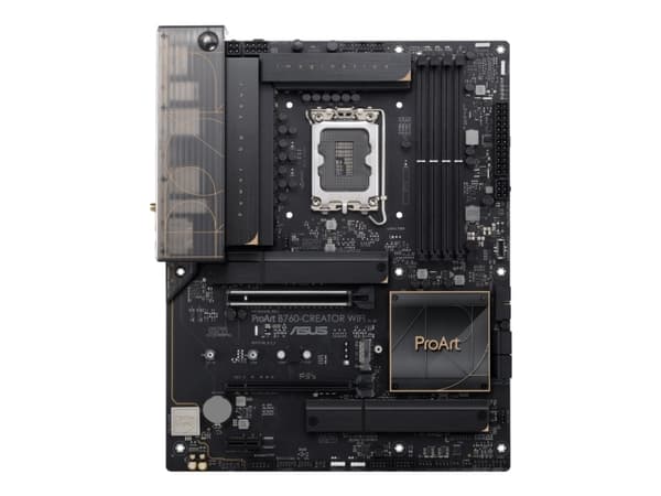 ASUS PROART B760-CREATOR WIFI - Hovedkort - ATX - LGA1700-sokkel - B760 Chipset - USB-C 3.2 Gen2, USB 3.2 Gen 1, USB-C 3.2 Gen 2x2 - Gigabit LAN, 2.5