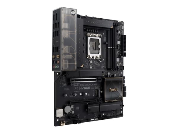 ASUS PROART B760-CREATOR WIFI - Hovedkort - ATX - LGA1700-sokkel - B760 Chipset - USB-C 3.2 Gen2, USB 3.2 Gen 1, USB-C 3.2 Gen 2x2 - Gigabit LAN, 2.5