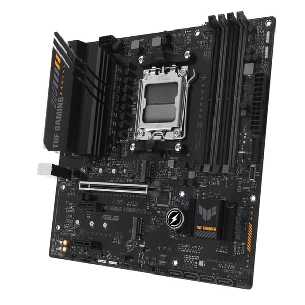 ASUS TUF GAMING A620M-PLUS - Bundkort - micro ATX - Sokkel AM5 - AMD A620 chipset - USB 3.1 Gen 1, USB-C 3.2 Gen 1 - 2.5 Gigabit LAN - Indbygget grafi