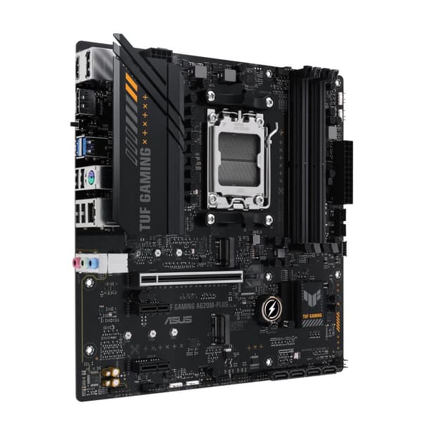 ASUS TUF GAMING A620M-PLUS - Bundkort - micro ATX - Sokkel AM5 - AMD A620 chipset - USB 3.1 Gen 1, USB-C 3.2 Gen 1 - 2.5 Gigabit LAN - Indbygget grafi