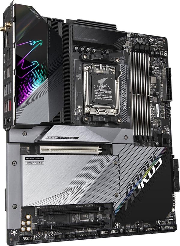 Gigabyte X670E AORUS MASTER - 1.0 - Bundkort - E-ATX - Sokkel AM5 - AMD X670 chipset - USB 3.2 Gen 1, USB 3.2 Gen 2, USB-C Gen 2x2, USB-C 3.2 Gen2 - 2