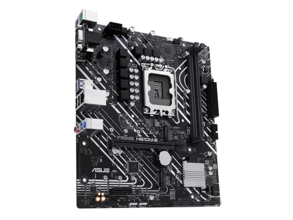 ASUS PRIME H610M-E-CSM - Hovedkort - micro ATX - LGA1700-sokkel - H610 Chipset - USB 3.2 Gen 1 - Gigabit LAN - innbygd grafikk (CPU kreves) - HD-lyd