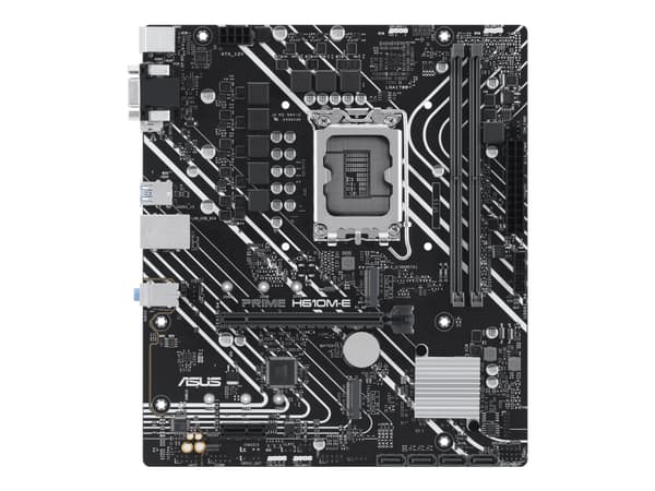 ASUS PRIME H610M-E-CSM - Hovedkort - micro ATX - LGA1700-sokkel - H610 Chipset - USB 3.2 Gen 1 - Gigabit LAN - innbygd grafikk (CPU kreves) - HD-lyd