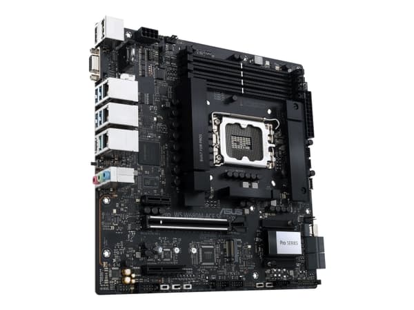 ASUS PRO WS W680M-ACE SE - Hovedkort - micro ATX - LGA1700-sokkel - W680 Chipset - USB 3.2 Gen 1, USB 3.2 Gen 2, USB-C 3.2 Gen2, USB-C 3.2 Gen 2x2 -