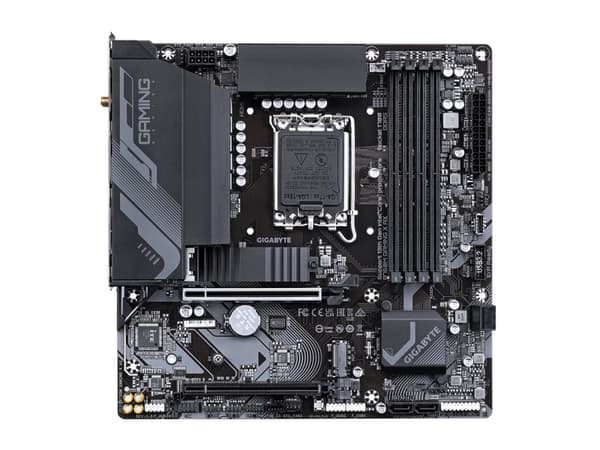 Gigabyte B760M GAMING X AX - 1.X - hovedkort - micro ATX - LGA1700-sokkel - B760 Chipset - USB-C 3.2 Gen2, USB 3.2 Gen 1 - 2.5 Gigabit LAN, Wi-Fi 6E,