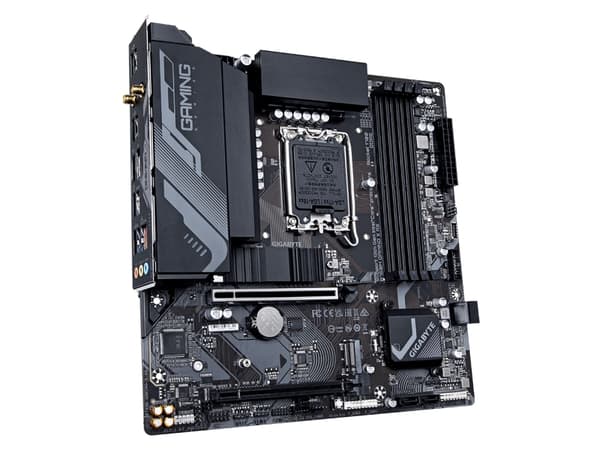 Gigabyte B760M GAMING X AX - 1.X - hovedkort - micro ATX - LGA1700-sokkel - B760 Chipset - USB-C 3.2 Gen2, USB 3.2 Gen 1 - 2.5 Gigabit LAN, Wi-Fi 6E,
