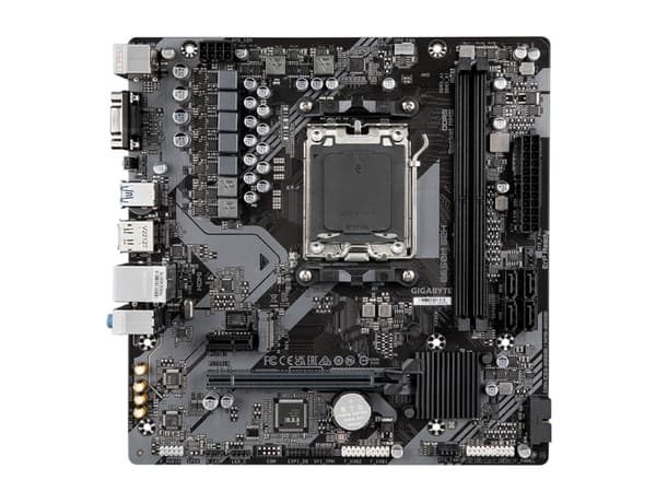 Gigabyte B650M S2H - 1.0 - hovedkort - micro ATX - Socket AM5 - AMD B650 Chipset - USB 3.2 Gen 1 - Gigabit LAN - innbygd grafikk (CPU kreves) - HD-ly