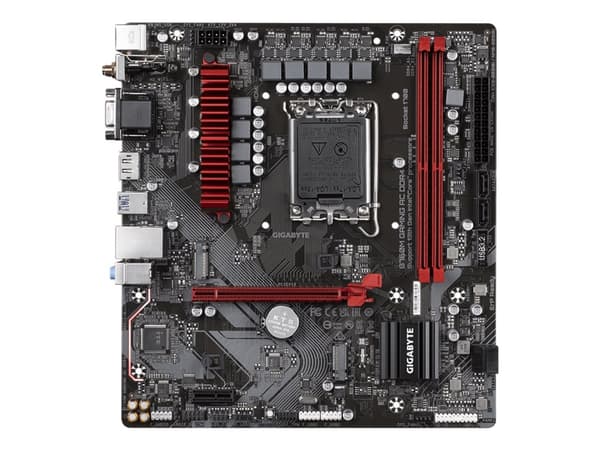 Gigabyte B760M GAMING AC DDR4 - 1.X - hovedkort - micro ATX - LGA1700-sokkel - B760 Chipset - USB-C 3.2 Gen 1, USB 3.2 Gen 1 - 2.5 Gigabit LAN - innb