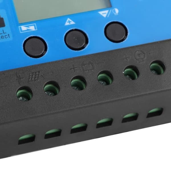 VGEBY PWM Controller 30A LCD Solar Charge Controller Auto Identifiering 12V 24V Full 4-PWM Control