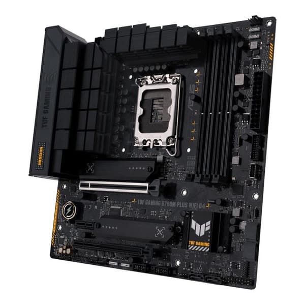 Moderkort - ASUS - Tuf Gaming B760M-plus Wifi D4 - Micro ATX - Sockel LGA1700 - DDR4 upp till 5333 MHz