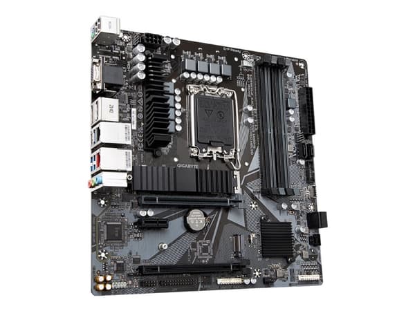 Gigabyte Q670M D3H DDR4 - Hovedkort - micro ATX - LGA1700-sokkel - Q670 Chipset - USB 3.2 Gen 1, USB-C 3.2 Gen2, USB-C 3.2 Gen 1 - 2.5 Gigabit LAN -