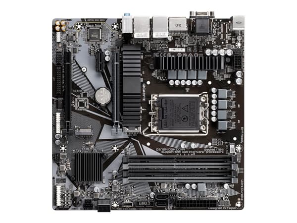 Gigabyte Q670M D3H DDR4 - Hovedkort - micro ATX - LGA1700-sokkel - Q670 Chipset - USB 3.2 Gen 1, USB-C 3.2 Gen2, USB-C 3.2 Gen 1 - 2.5 Gigabit LAN -