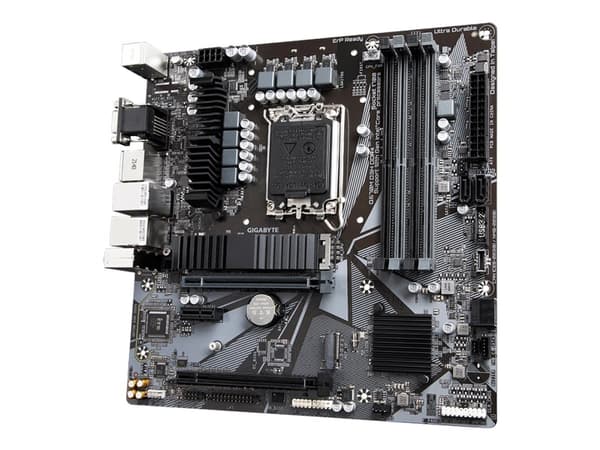 Gigabyte Q670M D3H DDR4 - Hovedkort - micro ATX - LGA1700-sokkel - Q670 Chipset - USB 3.2 Gen 1, USB-C 3.2 Gen2, USB-C 3.2 Gen 1 - 2.5 Gigabit LAN -
