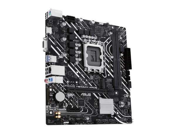 ASUS PRIME H610M-K ARGB - Emolevy - LGA1700-asennuspaikka - USB 3.2 Gen 1 - sisäinen grafiikka (CPU tarvitaan)
