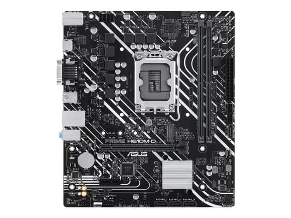 ASUS PRIME H610M-D - Hovedkort - micro ATX - LGA1700-sokkel - H610 Chipset - USB 3.2 Gen 1 - Gigabit LAN - innbygd grafikk (CPU kreves) - HD-lyd (8-k