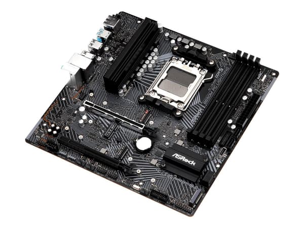 ASRock B650M PG Lightning - Hovedkort - micro ATX - Socket AM5 - AMD B650 Chipset - USB-C 3.2 Gen2, USB 3.2 Gen 2, USB 3.2 Gen 1, USB-C 3.2 Gen 1 - 2