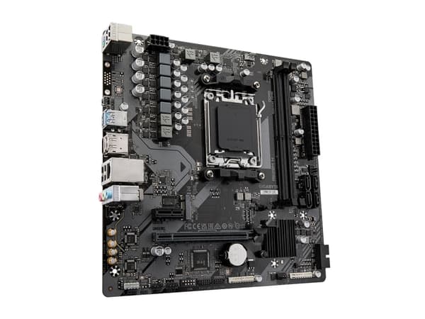 Gigabyte A620M H - Hovedkort - micro ATX - Socket AM5 - AMD A620 Chipset - USB 3.2 Gen 1, USB-C 3.2 Gen 1 - Gigabit LAN - innbygd grafikk (CPU kreves