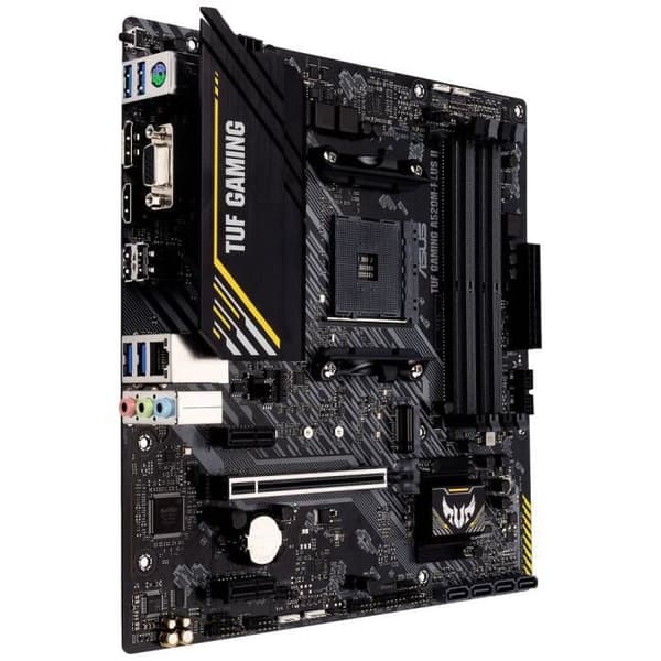 Moderkort - ASUS - TUF GAMING A520M-PLUS II - Sockel AM4 - ATX - DDR4 SDRAM