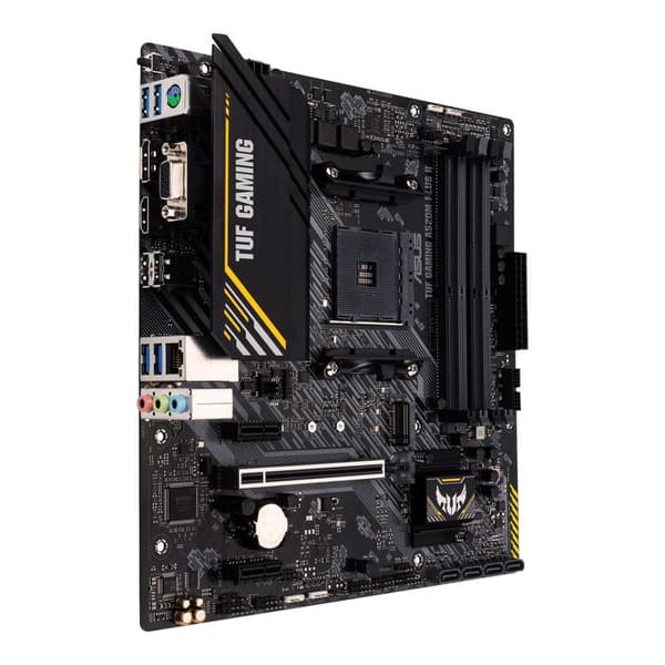Moderkort - ASUS - TUF GAMING A520M-PLUS II - Sockel AM4 - ATX - DDR4 SDRAM