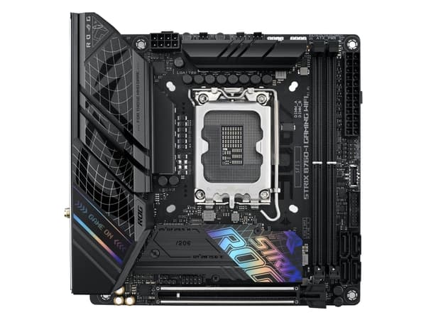 ASUS ROG STRIX B760-I GAMING WIFI, Intel, LGA 1700, Intel® Celeron®, Intel® Core™ i3, Intel® Core™ i5, Intel® Core™ i7, Intel® Core™ i9,..., LGA 1700