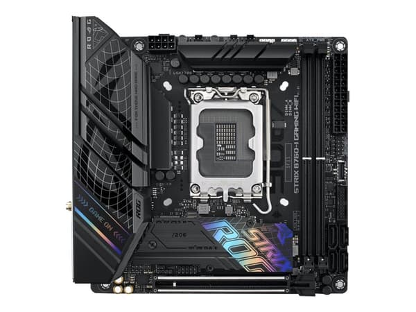 ASUS ROG STRIX B760-I GAMING WIFI - Hovedkort - mini-ITX - LGA1700-sokkel - B760 Chipset - USB 3.2 Gen 1, USB-C 3.2 Gen 1, USB-C 3.2 Gen 2x2, USB-C 3
