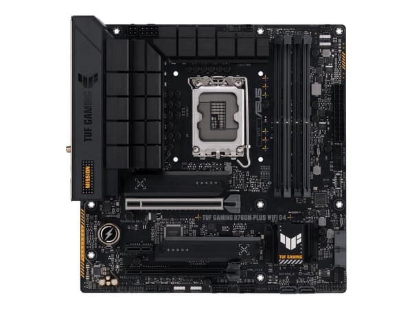 ASUS TUF GAMING B760M-PLUS WIFI D4 - Hovedkort - micro ATX - LGA1700-sokkel - B760 Chipset - USB 3.2 Gen 1, USB 3.2 Gen 2, USB-C 3.2 Gen 2x2 - 2.5 Gi