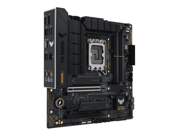 ASUS TUF GAMING B760M-PLUS - Hovedkort - micro ATX - LGA1700-sokkel - B760 Chipset - USB-C 3.2 Gen 2x2, USB 3.2 Gen 2, USB 3.2 Gen 1, USB-C 3.2 Gen2,