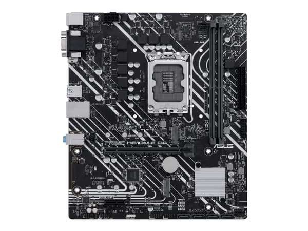 ASUS PRIME H610M-E D4-CSM - Hovedkort - micro ATX - LGA1700-sokkel - H610 Chipset - USB 3.2 Gen 1 - Gigabit LAN - innbygd grafikk (CPU kreves) - HD-l