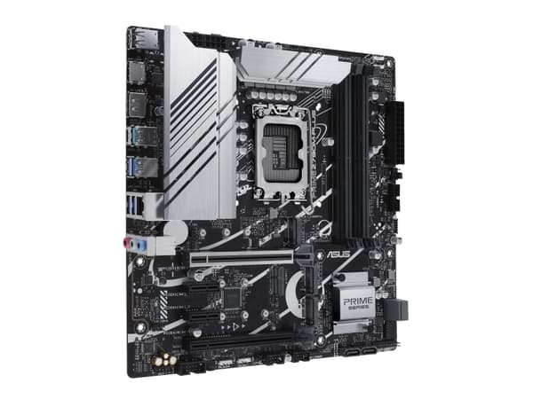 ASUS PRIME Z790M-PLUS - Hovedkort - micro ATX - LGA1700-sokkel - Z790 Chipset - USB-C 3.2 Gen 2x2, USB-C 3.2 Gen 1, USB 3.2 Gen 2, USB 3.2 Gen 1 - Gi