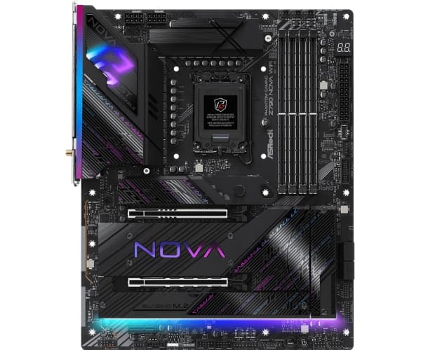 ASRock Phantom Gaming Z790 NOVA WiFi - Hovedkort - ATX - LGA1700-sokkel - Z790 Chipset - USB 3.2 Gen 1, USB 3.2 Gen 2, USB-C 3.2 Gen 2x2, USB-C 3.2 G