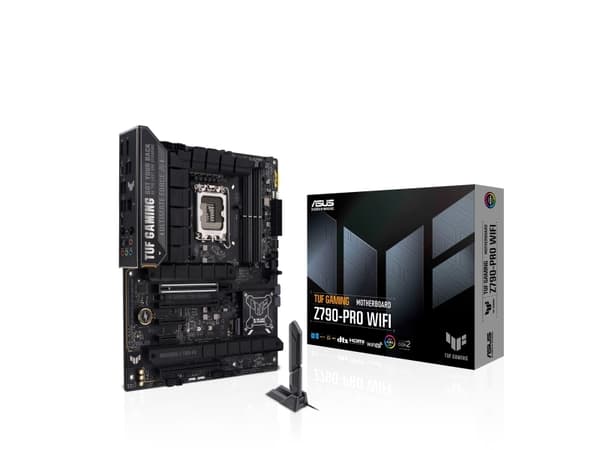 ASUS TUF GAMING Z790-PRO WIFI - Hovedkort - ATX - LGA1700-sokkel - Z790 Chipset - USB-C 3.2 Gen 2x2, USB-C 3.2 Gen2, USB 3.2 Gen 1, USB 3.2 Gen 2 - W
