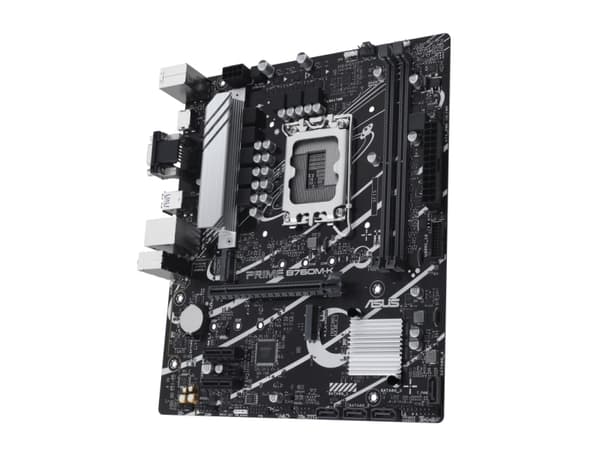 ASUS PRIME B760M-K - Hovedkort - micro ATX - LGA1700-sokkel - B760 Chipset - USB 3.2 Gen 1 - 2.5 Gigabit LAN - innbygd grafikk (CPU kreves) - HD-lyd