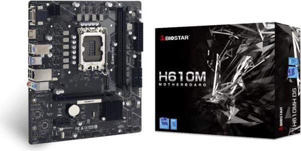 Biostar H610MH D5 (H610,S1700,mATX,DDR5) (H610MH D5)