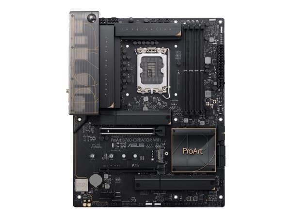 ASUS PROART B760-CREATOR WIFI - Hovedkort - ATX - LGA1700-sokkel - B760 Chipset - USB-C 3.2 Gen2, USB 3.2 Gen 1, USB-C 3.2 Gen 2x2 - Gigabit LAN, 2.5