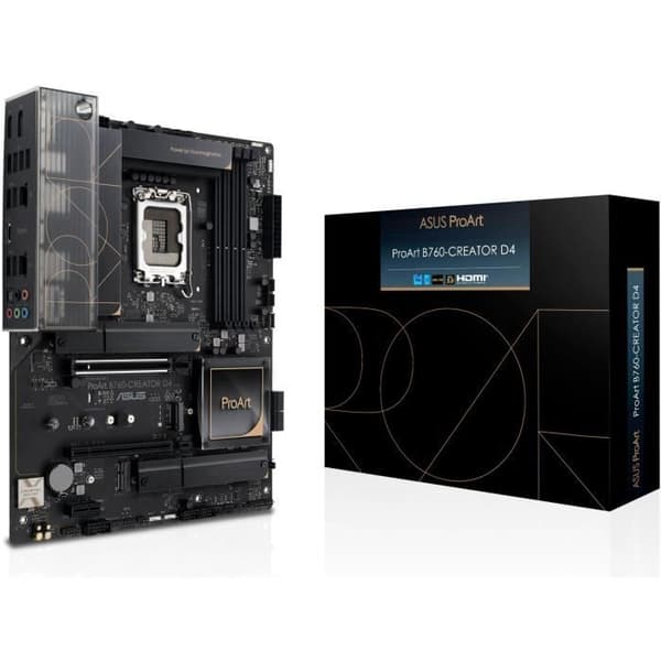 Moderkort - ASUS - ProArt B760-Creator D4 - Sockel LGA1200 - Intel Z390 - 128 GB RAM
