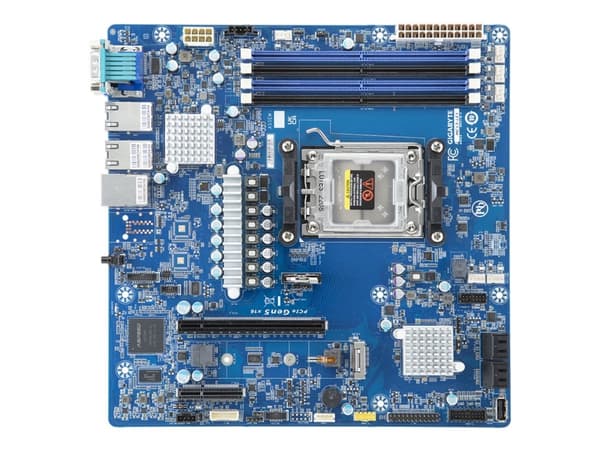 Gigabyte MC13-LE1 - 1.X - hovedkort - micro ATX - Socket AM5 - AMD B650E Chipset - USB 3.2 Gen 1 - 2 x 10 Gigabit LAN, Gigabit LAN - innbygd grafikk
