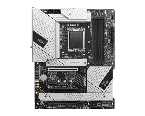MSI PRO Z790-A MAX WIFI - Hovedkort - ATX - LGA1700-sokkel - Z790 Chipset - USB 3.2 Gen 1, USB 3.2 Gen 2, USB-C 3.2 Gen2, USB-C 3.2 Gen 2x2 - 2.5 Gig
