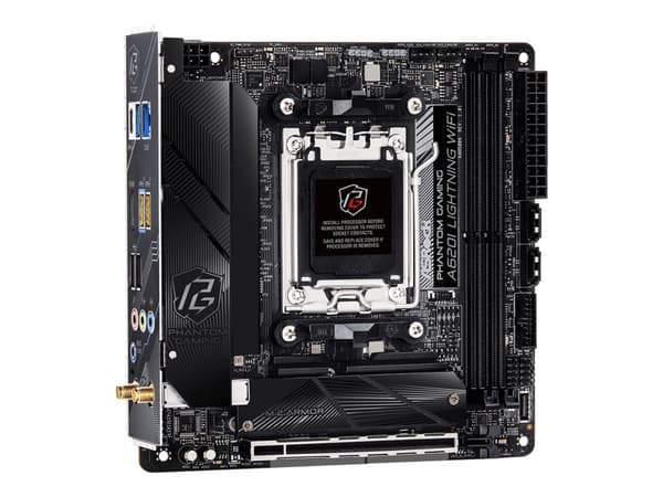 Asrock Phantom Gaming A620I Lightning WiFi AMD A620 Socket AM5 mini ITX