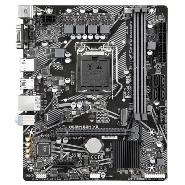 Moderkort - Gigabyte - H510M S2H V3 - Socket LGA1200 - GbE LAN - Serial ATA-600