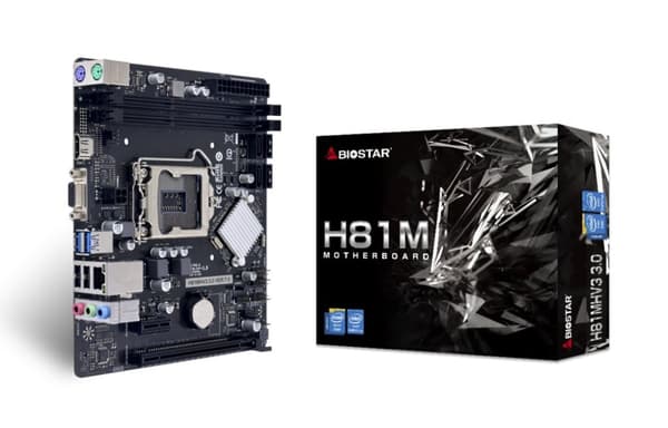 Biostar H81MHV3 3.0 H81 Intel® H81 LGA 1150 (Socket H3) mikro ATX