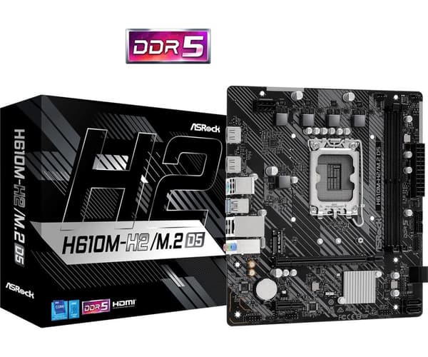 ASRock H610M-H2/M.2 D5 bundkort
