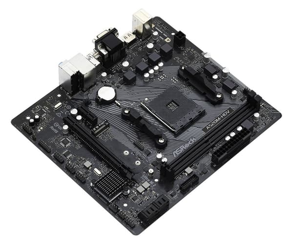 Asrock A520M-HDV-liitin AM4 micro ATX