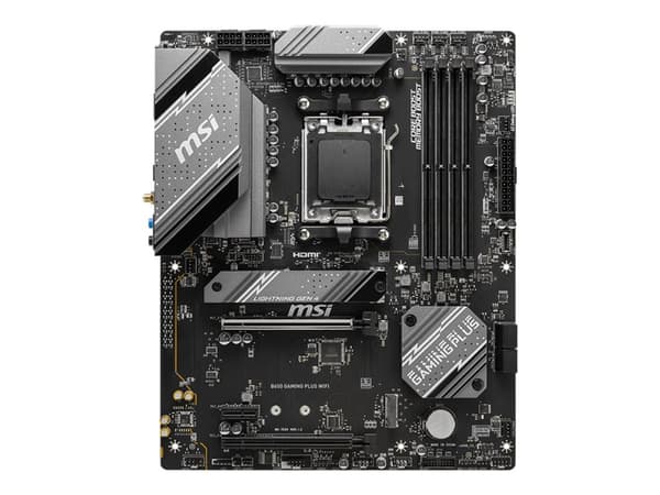 MSI - Hovedkort - ATX - Socket AM5 - AMD B650 Chipset - USB 3.2 Gen 1, USB-C 3.2 Gen2, USB 3.2 Gen 2, USB-C 3.2 Gen 2x2 - 2.5 Gigabit LAN, Wi-Fi 6E,