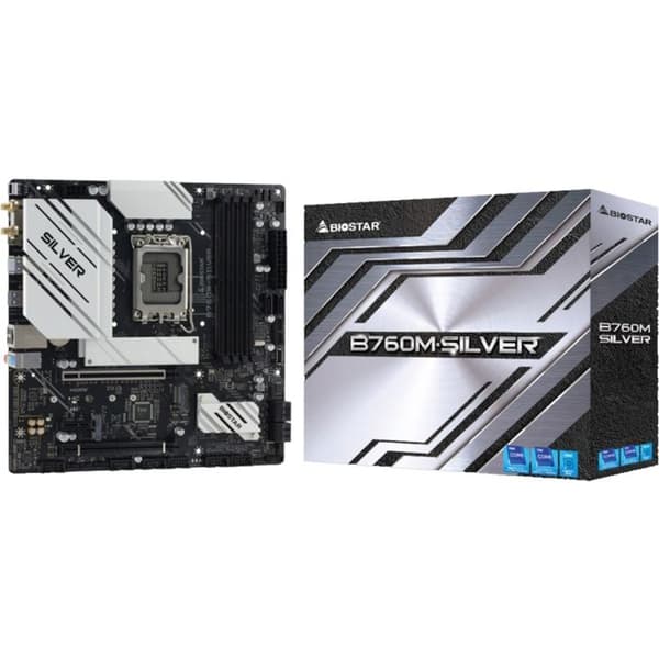 Biostar Moderkort B760M-Silver